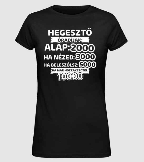  minta fekete pólón