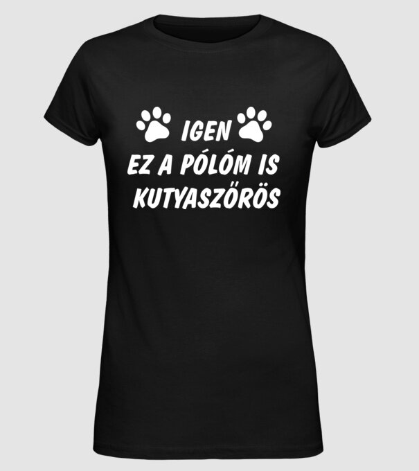  minta fekete pólón