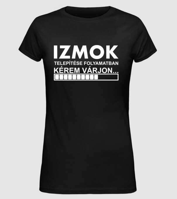  minta fekete pólón