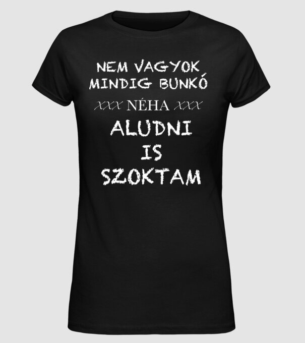  minta fekete pólón
