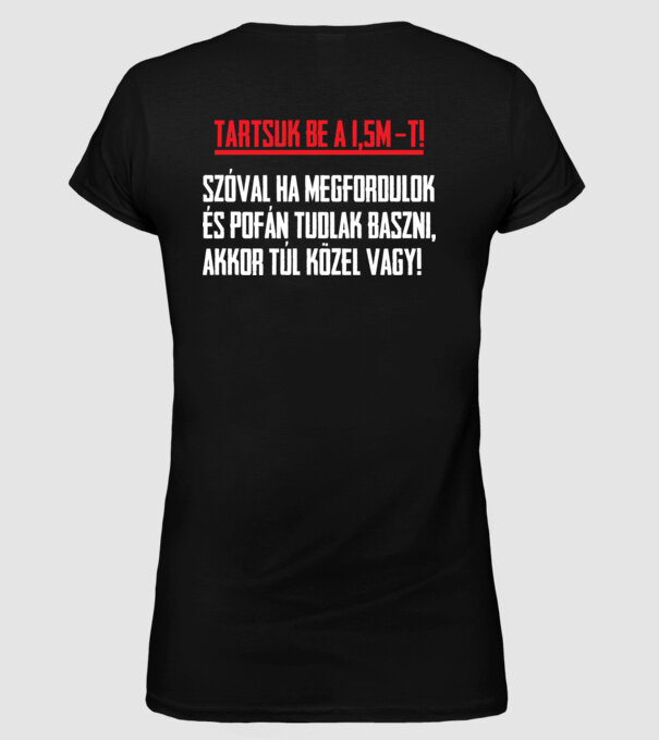  minta fekete pólón
