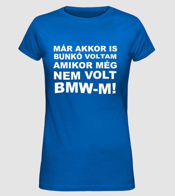  minta királykék pólón