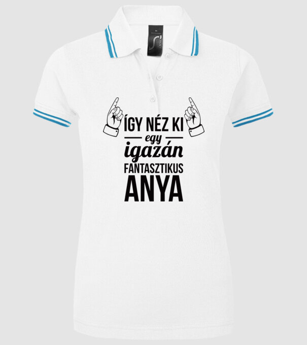  minta fehér pólón