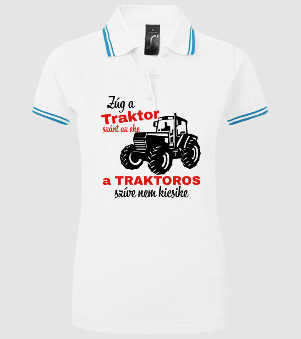  minta fehér pólón