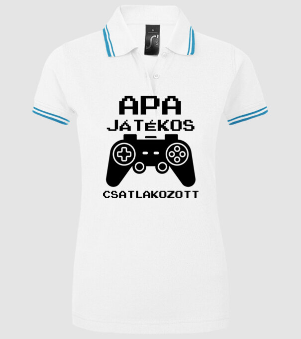  minta fehér pólón