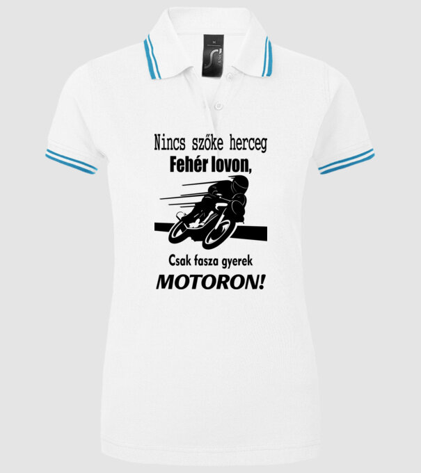  minta fehér pólón