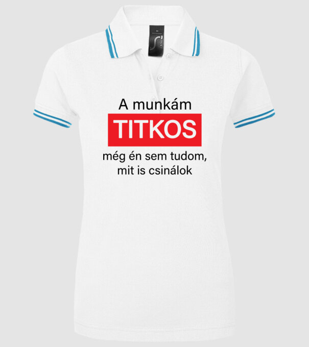  minta fehér pólón