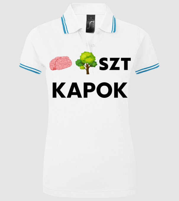  minta fehér pólón