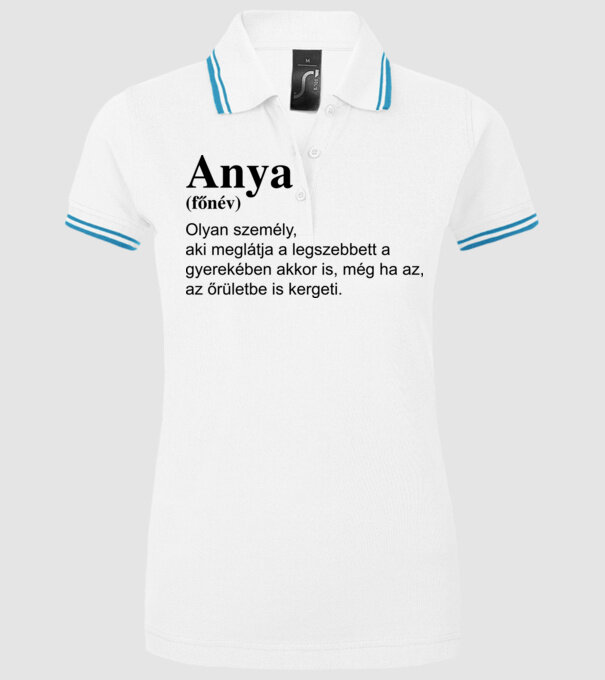 minta fehér pólón