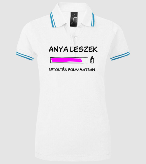  minta fehér pólón