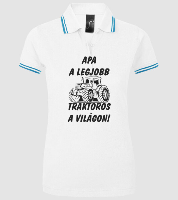  minta fehér pólón
