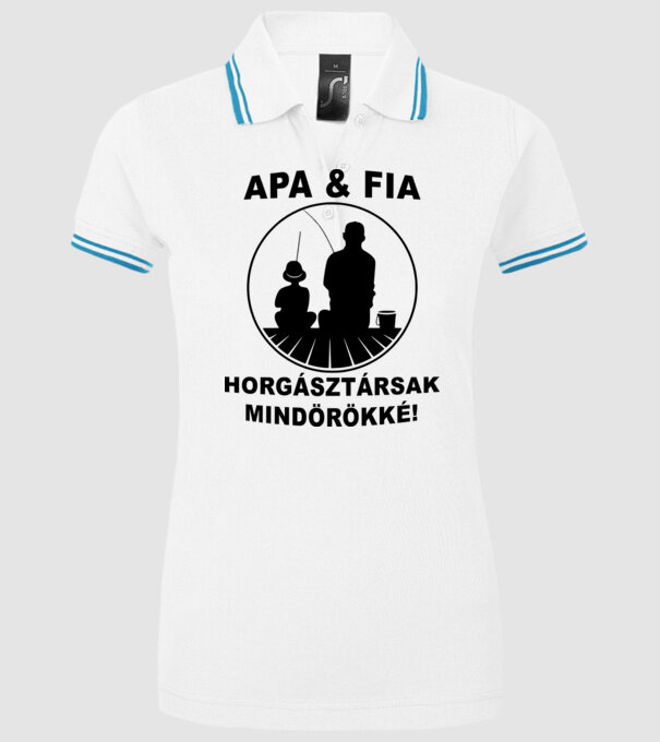  minta fehér pólón