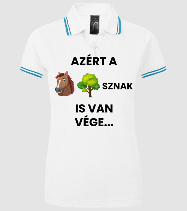  minta fehér pólón