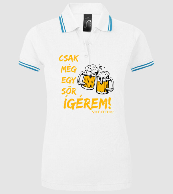  minta fehér pólón