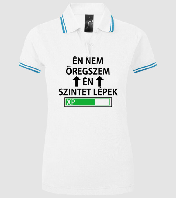  minta fehér pólón