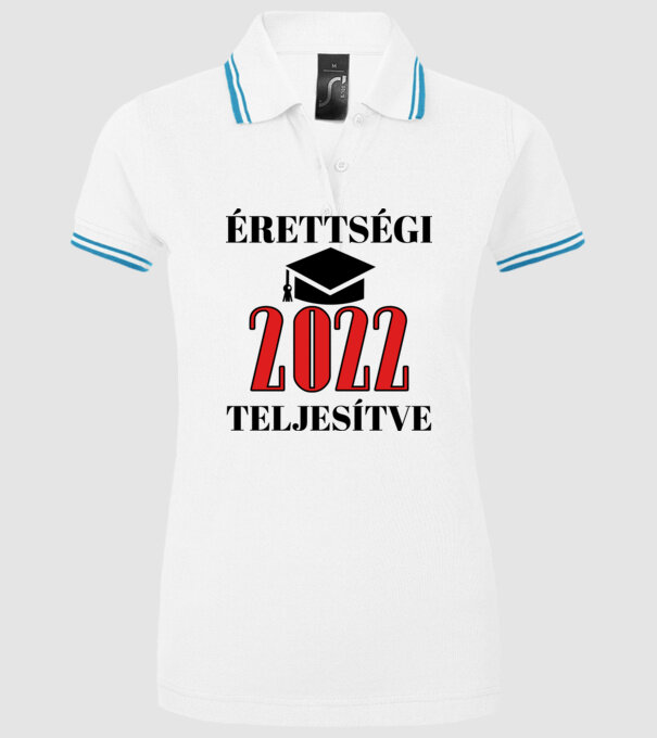  minta fehér pólón