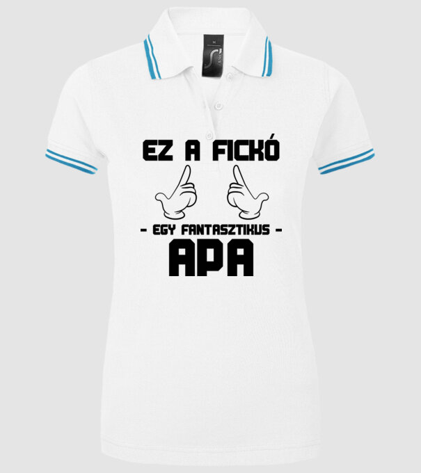  minta fehér pólón