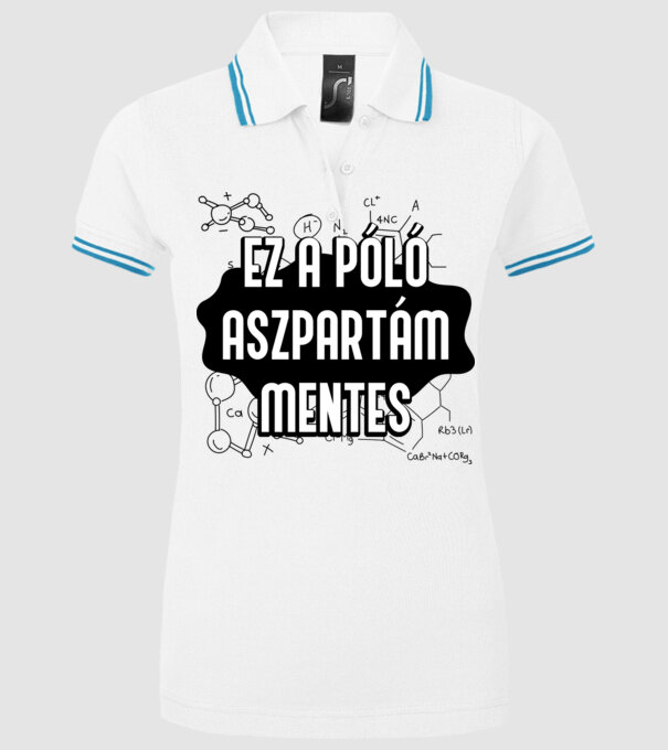  minta fehér pólón