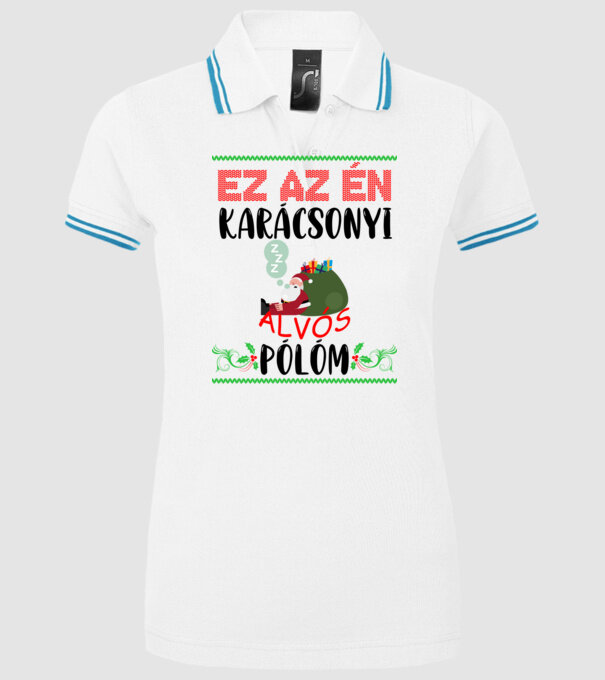  minta fehér pólón
