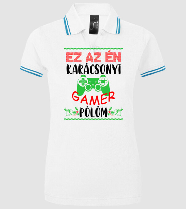  minta fehér pólón