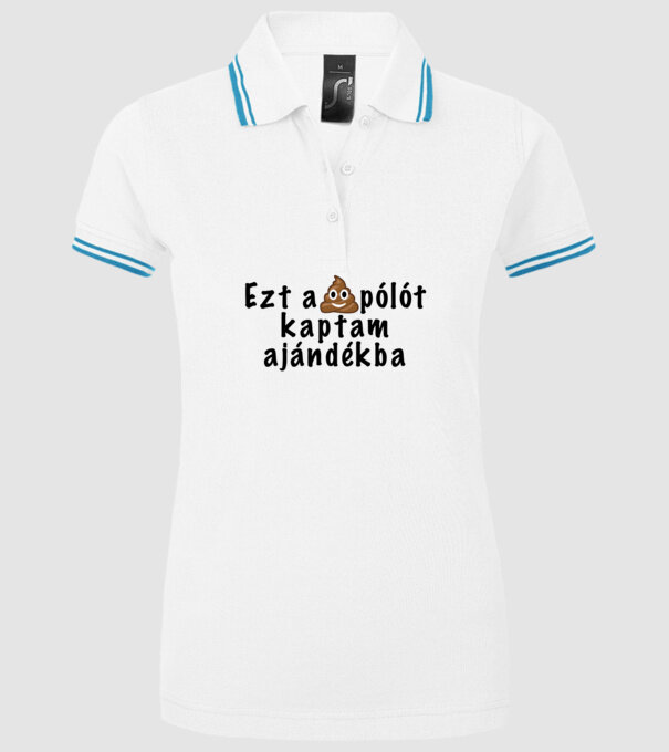  minta fehér pólón