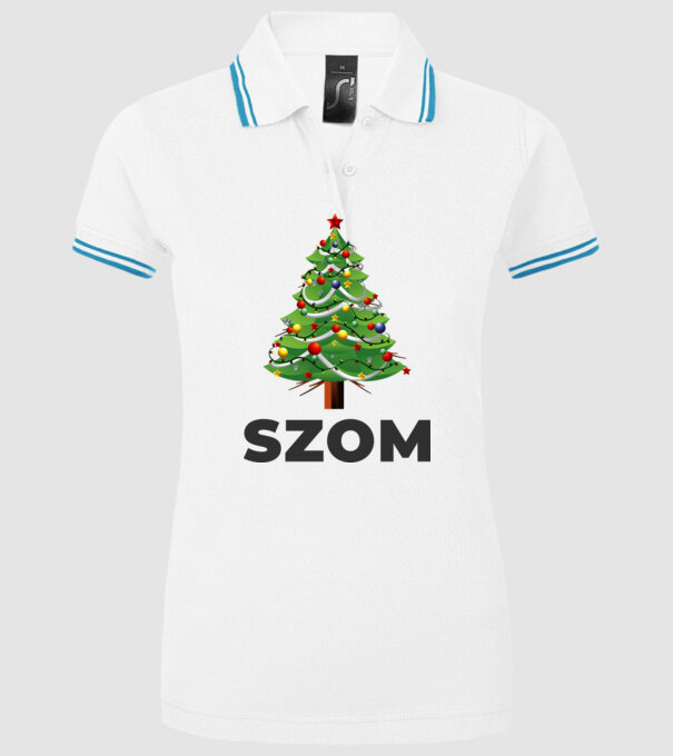  minta fehér pólón