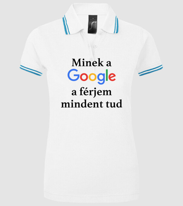  minta fehér pólón