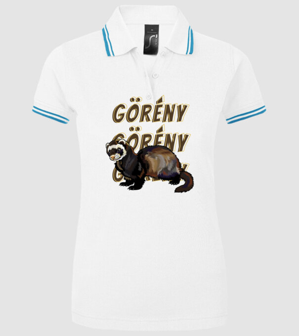  minta fehér pólón