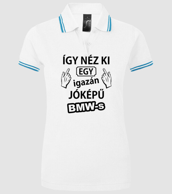  minta fehér pólón