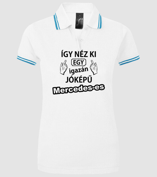  minta fehér pólón
