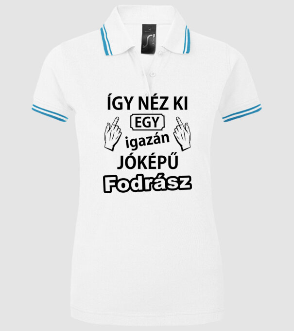  minta fehér pólón