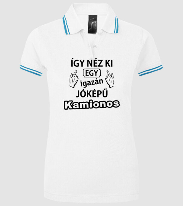  minta fehér pólón