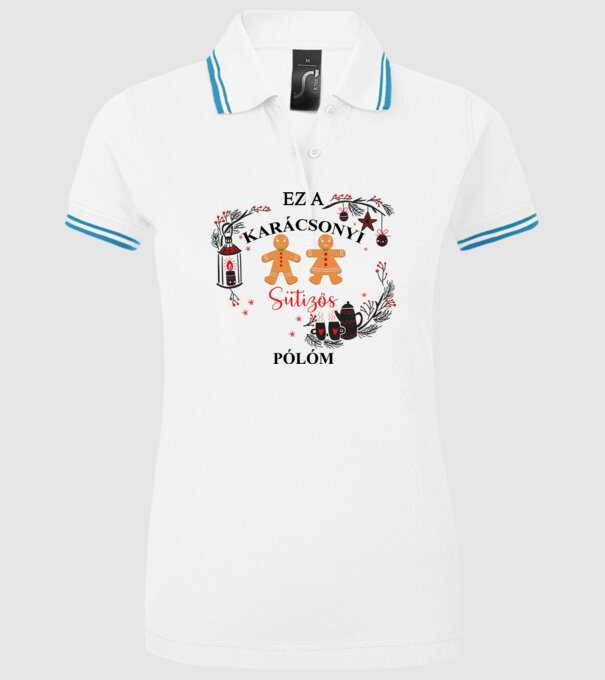  minta fehér pólón
