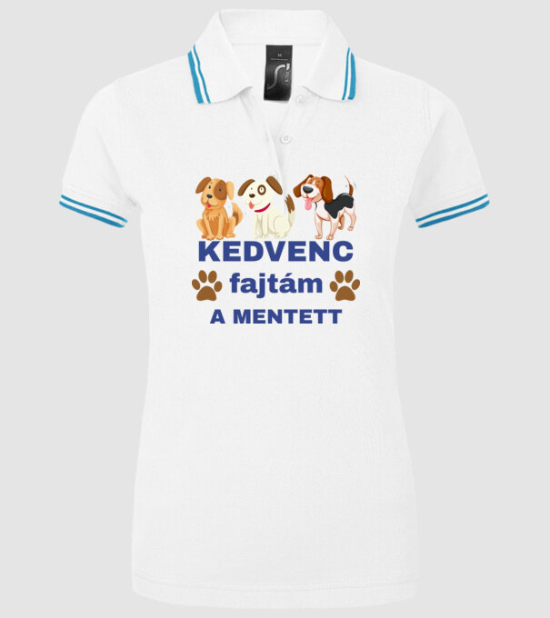  minta fehér pólón