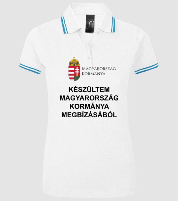  minta fehér pólón
