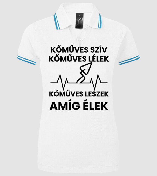  minta fehér pólón