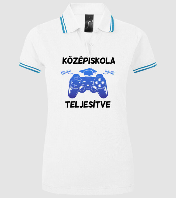  minta fehér pólón