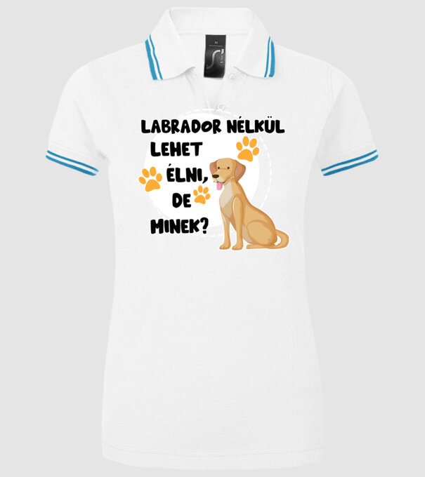  minta fehér pólón