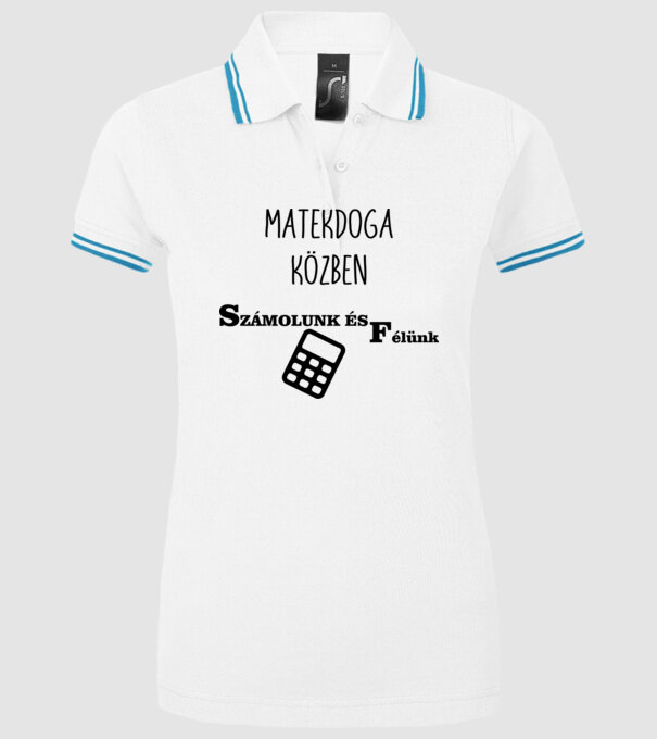  minta fehér pólón