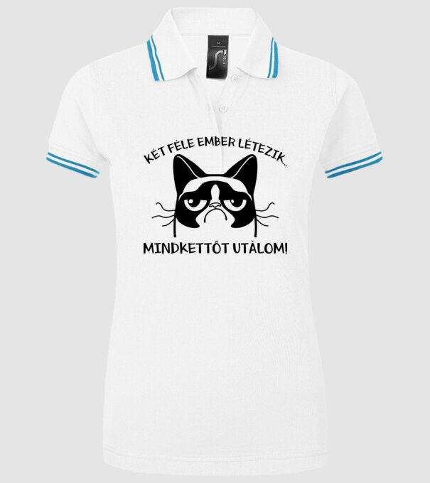  minta fehér pólón