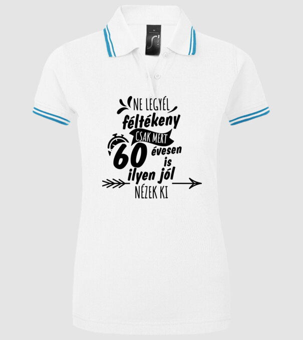  minta fehér pólón