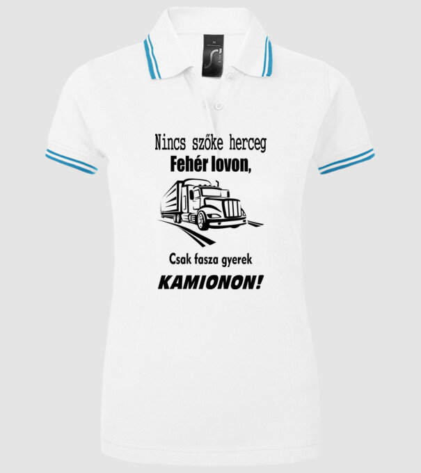  minta fehér pólón