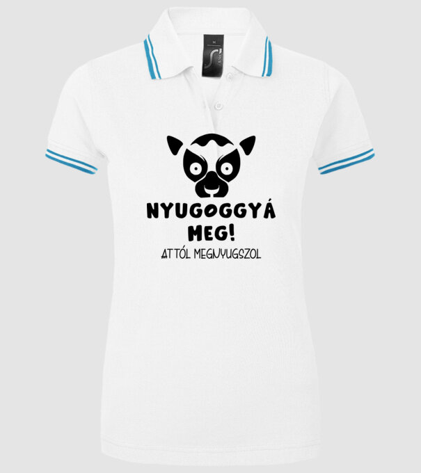  minta fehér pólón