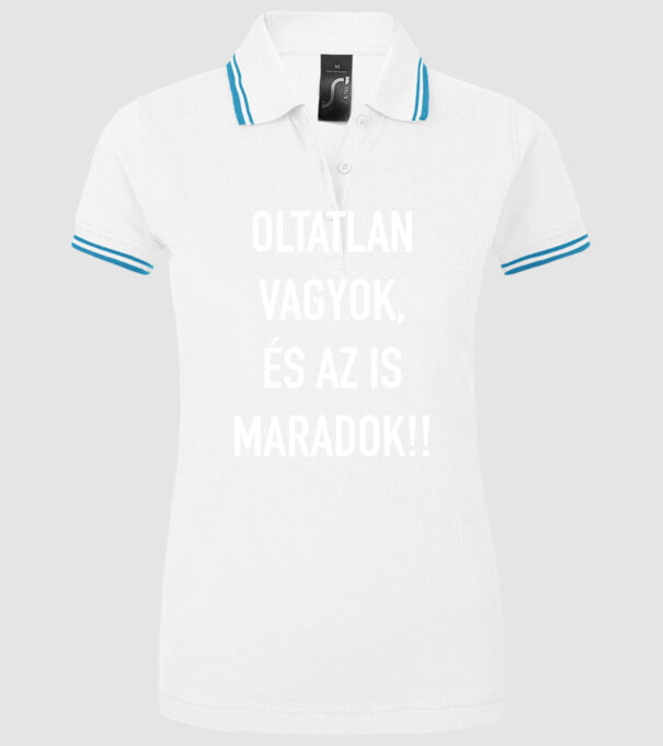  minta fehér pólón