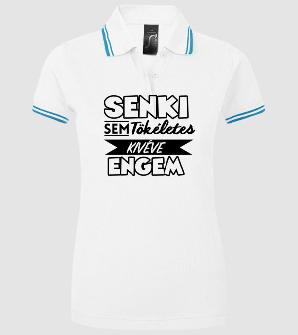  minta fehér pólón