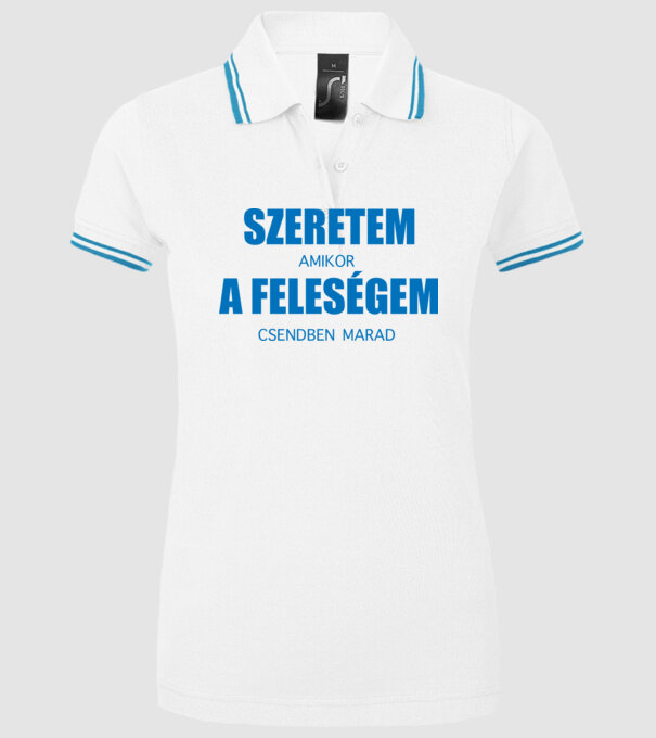  minta fehér pólón