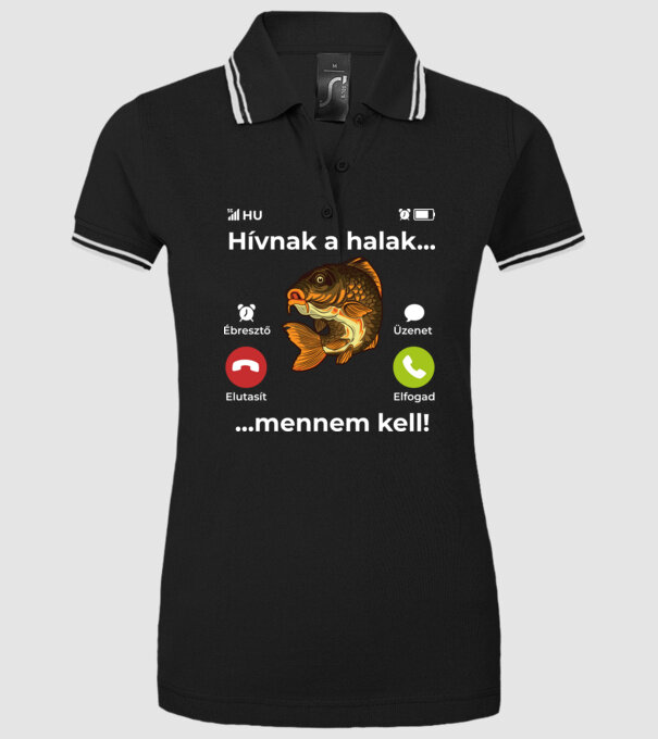  minta fekete pólón