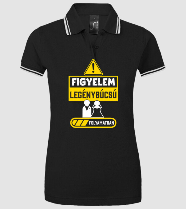  minta fekete pólón