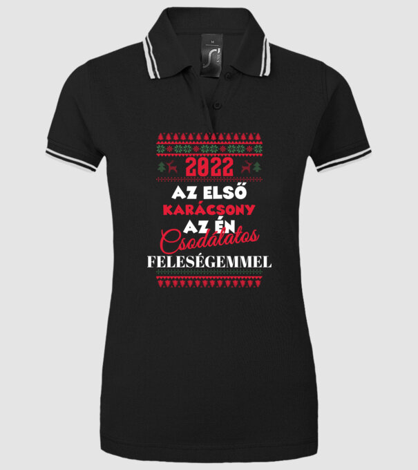  minta fekete pólón