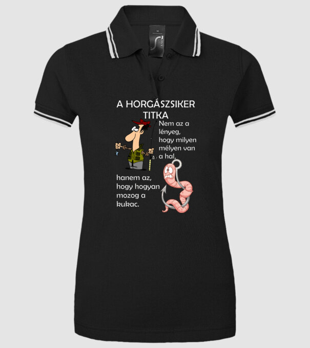  minta fekete pólón